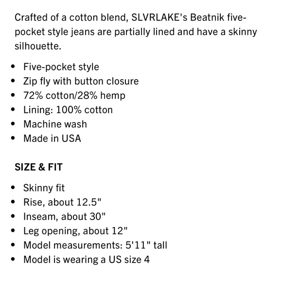 〰️ slvrlake jeans - Picture 3 of 3